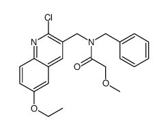 Acetamide, N-[(2-chloro-6-ethoxy-3-quinolinyl)methyl]-2-methoxy-N-(phenylmethyl)- (9CI) Structure