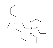 dibutyl-ethyl-(2-triethoxysilylethyl)silane结构式