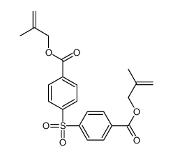 2-methylprop-2-enyl 4-[4-(2-methylprop-2-enoxycarbonyl)phenyl]sulfonylbenzoate Structure