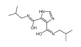 4-N,5-N-bis(2-methylpropyl)-1H-imidazole-4,5-dicarboxamide结构式