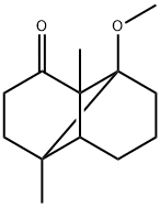 1-Methoxy-2,6-dimethyltricyclo[4.4.0.02,7]decan-3-one structure