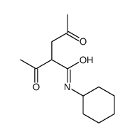 2-acetyl-N-cyclohexyl-4-oxopentanamide Structure