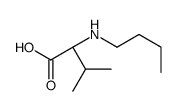 (2S)-2-(butylamino)-3-methylbutanoic acid结构式