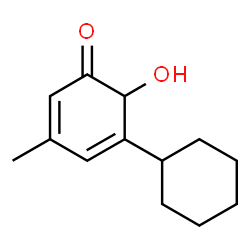 2,4-Cyclohexadien-1-one, 5-cyclohexyl-6-hydroxy-3-methyl- (9CI) Structure