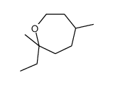 2-ethyl-2,5-dimethyloxepane Structure