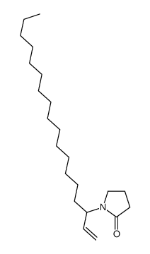 POLY(1-VINYLPYRROLIDONE)-GRAFT-(1-HEXADECENE) Structure