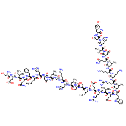 (Nle8·18,Tyr34)-pTH (3-34) amide (bovine) Structure