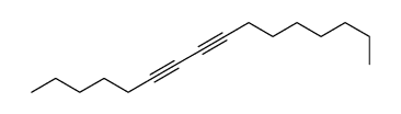 hexadeca-6,8-diyne Structure