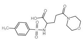 2-[(4-methylphenyl)sulfonylamino]-5-morpholin-4-yl-5-oxo-pentanoic acid picture