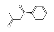 (R)-1-(phenylsulfinyl)-2-propanone Structure