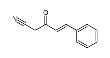 3-OXO-5-PHENYL-4-PENTENENITRILE Structure