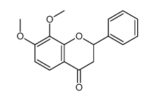 7,8-DIMETHOXYFLAVANONE结构式