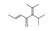 3-isopropyl-2-methyl-2,5-heptadien-4-one structure