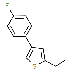 Thiophene, 2-ethyl-4-(4-fluorophenyl)- (9CI)结构式