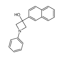 3-(2-naphthyl)-1-phenylazetidin-3-ol Structure