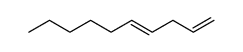 1,(E)-4-Decadiene Structure