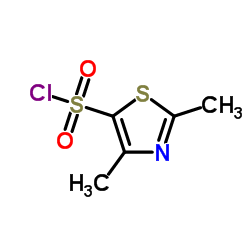 2,4-Dimethyl-1,3-thiazole-5-sulfonyl chloride Structure