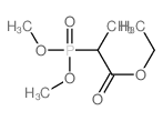 Propanoicacid, 2-(dimethoxyphosphinyl)-, ethyl ester structure