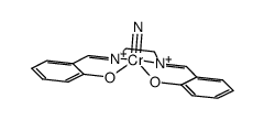 nitrido{bis-N,N'-(salicylaldehyde)ethylenediiminato}chromium(V)结构式