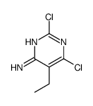 4-PYRIMIDINAMINE, 2,6-DICHLORO-5-ETHYL- Structure