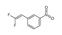 1,1-difluoro-2-(3-nitrophenyl)ethene Structure