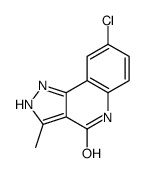 8-CHLORO-3-METHYL-2H-PYRAZOLO[4,3-C]QUINOLIN-4(5H)-ONE Structure