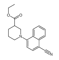 ethyl 1-(4-cyanonaphthalen-1-yl)piperidine-3-carboxylate Structure