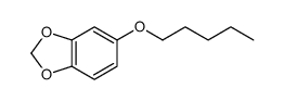 5-pentoxy-1,3-benzodioxole结构式