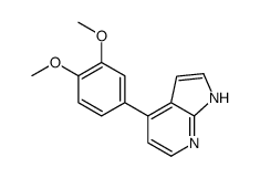 4-(3,4-dimethoxyphenyl)-1H-pyrrolo[2,3-b]pyridine Structure