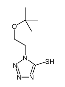 1-[2-[(2-methylpropan-2-yl)oxy]ethyl]-2H-tetrazole-5-thione Structure