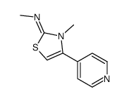 N,3-dimethyl-4-pyridin-4-yl-1,3-thiazol-2-imine Structure