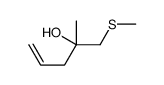 2-methyl-1-methylsulfanylpent-4-en-2-ol Structure