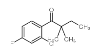 2'-CHLORO-2,2-DIMETHYL-4'-FLUOROBUTYROPHENONE Structure