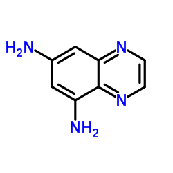 Quinoxaline,5,7-diamino- (7CI) structure