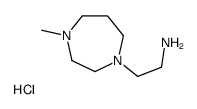 1-methyl-4-(aminoethyl)-1,4-diazepane hydrochloride结构式