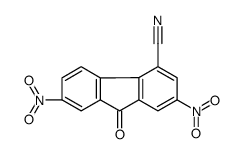 2,7-dinitro-9-oxofluorene-4-carbonitrile Structure