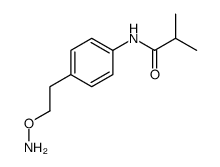 N-[4-(2-aminooxyethyl)phenyl]-2-methylpropanamide Structure