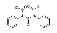 Chlor-N,N'-diphenyl-N,N'-dichlorformyl-diamino-borin Structure