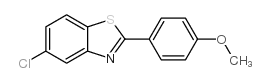 5-CHLORO-2-(4-METHOXYPHENYL)BENZO[D]THIAZOLE Structure