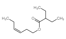 (Z)-3-hexen-1-yl 2-ethyl butyrate Structure