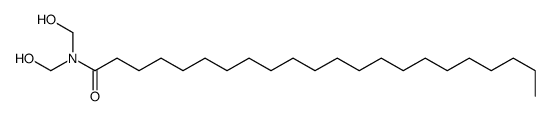 N,N-bis(hydroxymethyl)docosanamide Structure