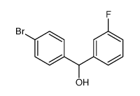 (4-bromophenyl)-(3-fluorophenyl)methanol结构式