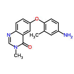 6-(4-Amino-2-methylphenoxy)-3-methyl-4(3H)-quinazolinone结构式