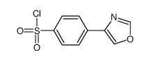 4-(1,3-oxazol-4-yl)benzenesulfonyl chloride结构式