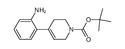 tert-butyl 4-(2-aminophenyl)-3,6-dihydropyridine-1(2H)-carboxylate structure