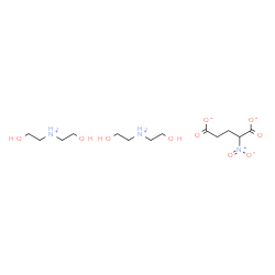 bis[bis(2-hydroxyethyl)ammonium] nitroglutarate Structure