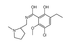 5-chloro-3-ethyl-2-hydroxy-6-methoxy-N-[[(2S)-1-methylpyrrolidin-2-yl]methyl]benzamide Structure