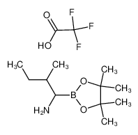 2-methyl-1-(4,4,5,5-tetramethyl-1,3,2-dioxaborolan-2-yl)butan-1-amine structure