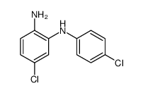 1,2-Benzenediamine, 4-chloro-N2-(4-chlorophenyl) Structure