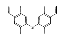 bis(2,5-dimethyl-4-vinylphenyl)sulfane结构式